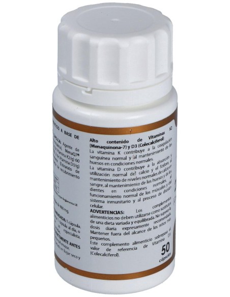Holovit Vit. D3 2000Ui+K2 60Mcg+Menaquinona 50Cap.