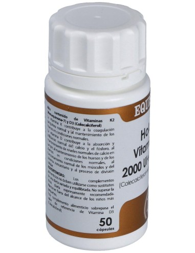 Holovit Vit. D3 2000Ui+K2 60Mcg+Menaquinona 50Cap.