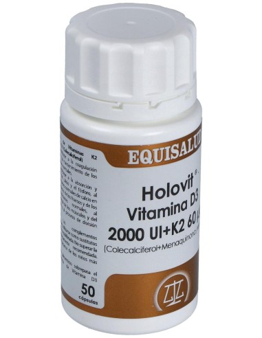 Holovit Vit. D3 2000Ui+K2 60Mcg+Menaquinona 50Cap.