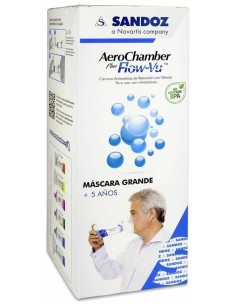 Aerochamber Plus Flow-Vu Adulto Cámara De Inhalacion Adulto 1Ud