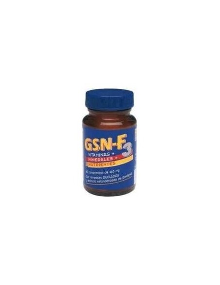Gsn-F3 Vit. Y Min. Nutrientes 60Comp. 463 Mg.