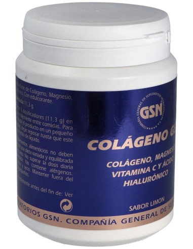 Colageno Gsn Con Acido Hialuronico Limon 340Gr.