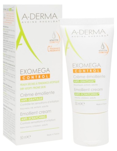 A-Derma Exomega D.E.F.I. Crema Emoliente, 50 Ml