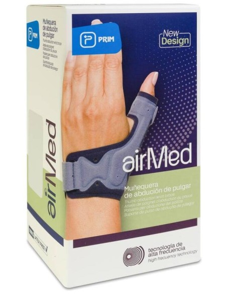 Prim Ortesis Inmovilizadora Pulgar Am202 Gris Talla L 18-22 Cm, 1 Unidad