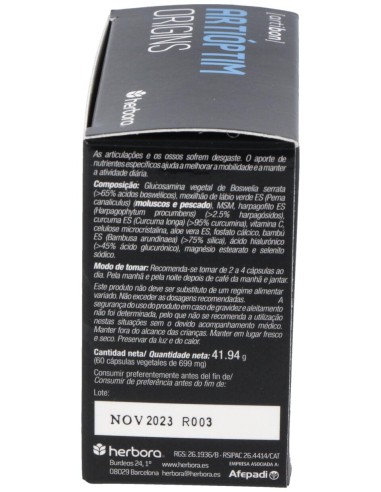 Artisix Artioptim Origins 60Vcaps