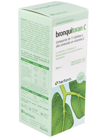 Herbora Herbora Bronquitoran Jarabe 250Ml