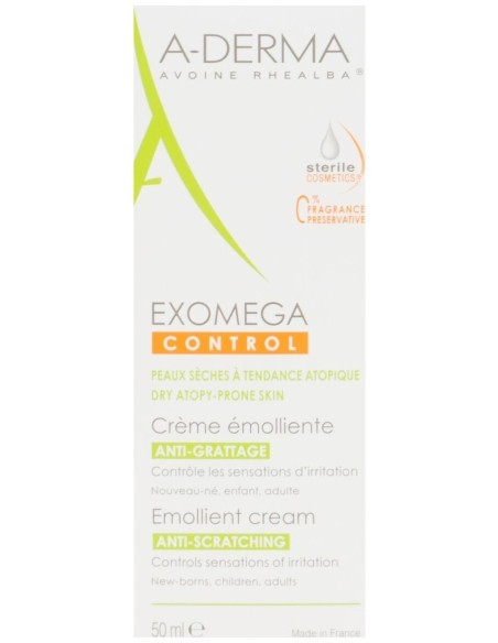 A-Derma Exomega D.E.F.I. Crema Emoliente, 50 Ml
