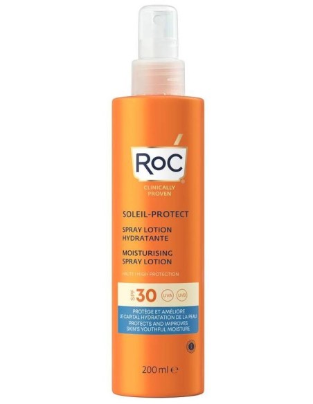 Roc Soleil-Protect Spray Hidratante Spf30+, 200 Ml