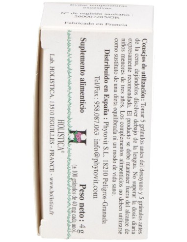 Holistica Oligophytum H10 Sln Selénio Granulos 100 Unidades