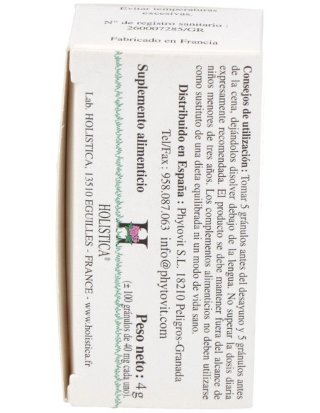Holistica Oligophytum H10 Sln Selénio Granulos 100 Unidades