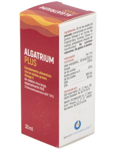 Algatrium Plus Liquido (Dha 70%) 30Ml.