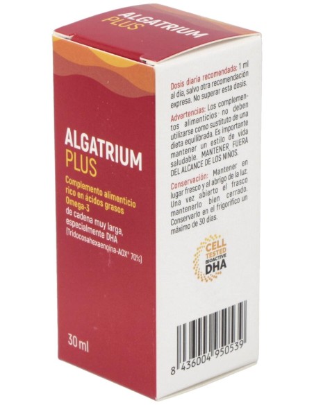 Algatrium Plus Liquido (Dha 70%) 30Ml.