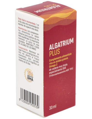 Algatrium Plus Liquido (Dha 70%) 30Ml.