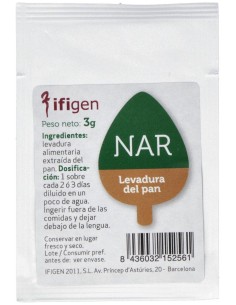 Ifigen Nar Levadura Del Pan Sobre 3Gr