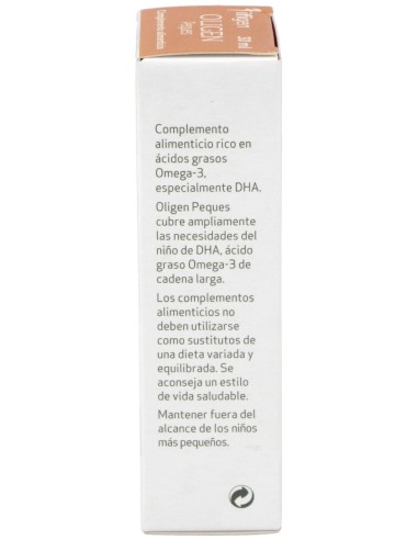 Oligen Peques Dha 80% Tg Enzimatico 30Ml.