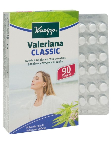 Kneipp Valeriana Classic Grageas 90Uds