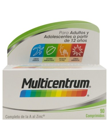 Multicentrum Vitaminas Y Minerales 90Comp