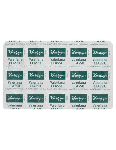 Kneipp Valeriana Classic Grageas 90Uds