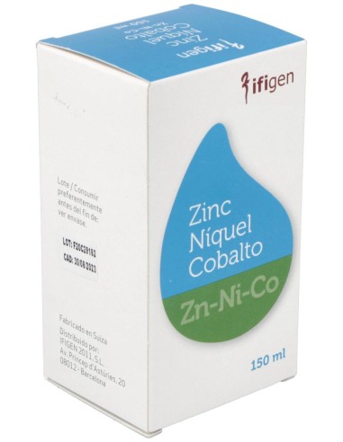 Zinc-Niquel-Cobalto (Zn-Ni-Co) Oligoelemento 150Ml