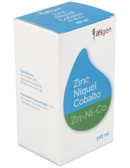 Zinc-Niquel-Cobalto (Zn-Ni-Co) Oligoelemento 150Ml