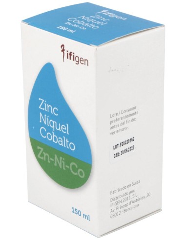 Zinc-Niquel-Cobalto (Zn-Ni-Co) Oligoelemento 150Ml