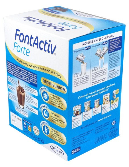 Fontactiv Forte Sabor Chocolate 30G 14 Sobres