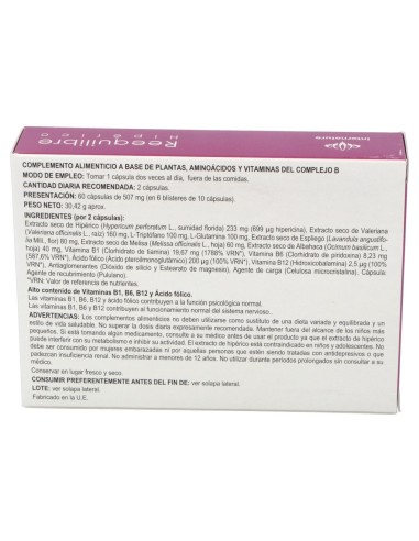Internature Reequilibre 60Cap