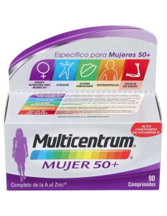 Multicentrum Mujer 50+, 90 Comprimidos