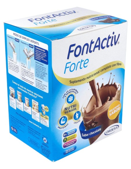 Fontactiv Forte Sabor Chocolate 30G 14 Sobres