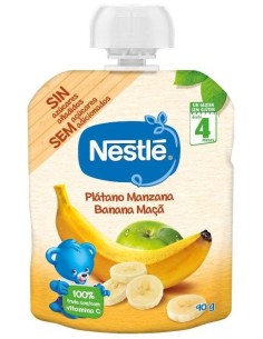Nestle Naturnes Pouches Platano Manz 90G