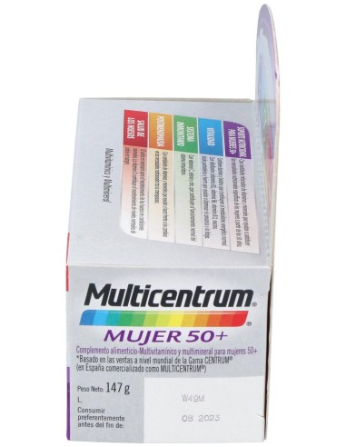 Multicentrum Mujer 50+, 90 Comprimidos
