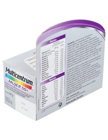 Multicentrum Mujer 50+, 90 Comprimidos