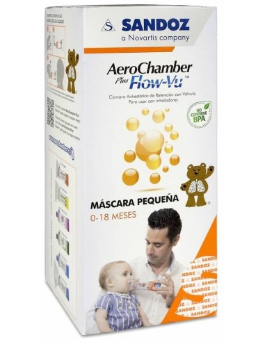 Aerochamber Plus Flow-Vu Cámara De Inhalación Neonatal 1Ud
