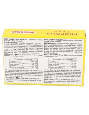 Integalia Propolis Plus 60Caps