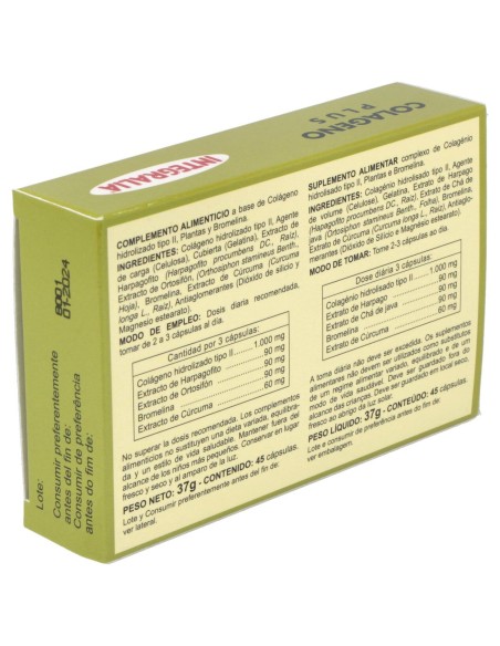 Integralia Colageno Plus 45 Caps