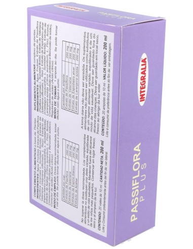 Integralia Pasiflora Plus 20 Ampollas