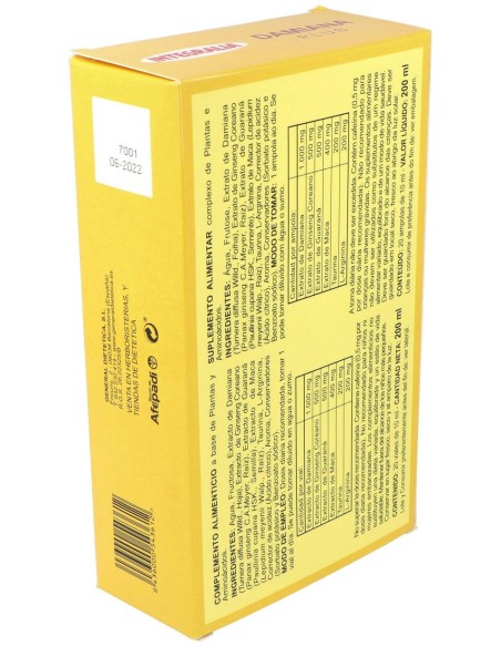 Integralia Damiana Plus Líbido 20Uds