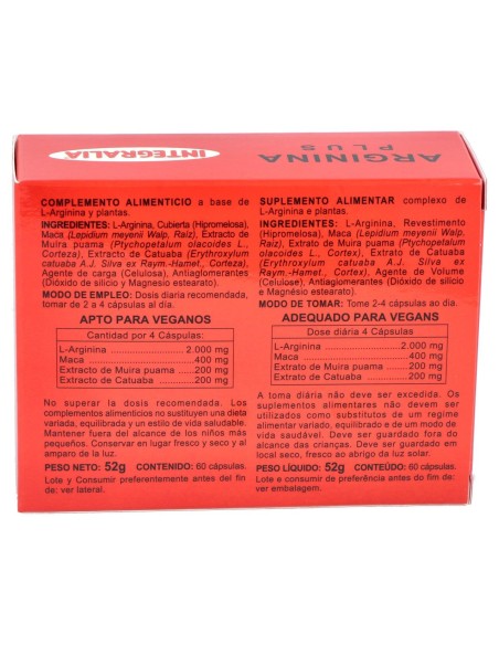 Integralia Arginina Plus 60Caps