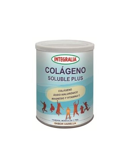 Integralia Colágeno Soluble Plus Hialurónico Magnesio Sabor Vainilla 360G