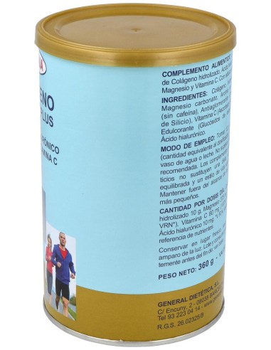 Integralia Colágeno Soluble Plus Hialurónico Magnesio Sabor Café 360G