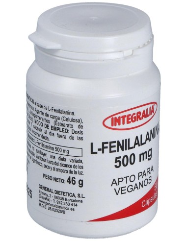 Integralia L-Fenilalanina 500Mg 50Caps