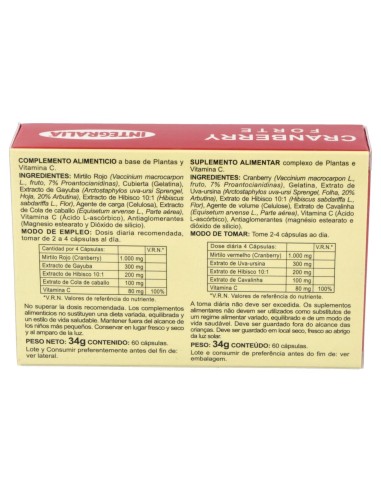 Integralia Cranberry Forte 60Caps