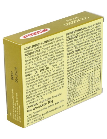 Integralia Colágeno Antiage 30 Caps