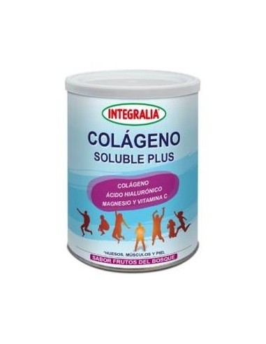 Integralia Colágeno Soluble Plus Hialurónico Magnesio Sabor Frutas Del Bosque 360G