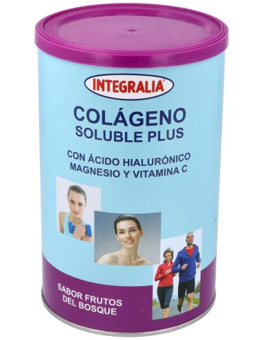 Integralia Colágeno Soluble Plus Hialurónico Magnesio Sabor Frutas Del Bosque 360G