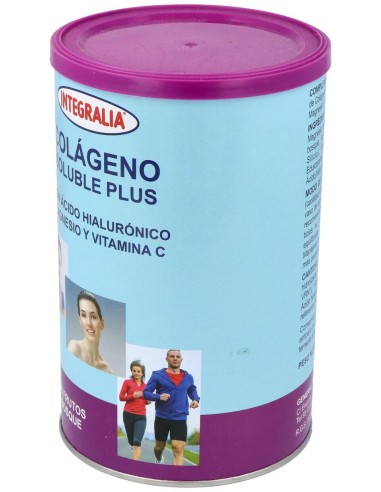 Integralia Colágeno Soluble Plus Hialurónico Magnesio Sabor Frutas Del Bosque 360G