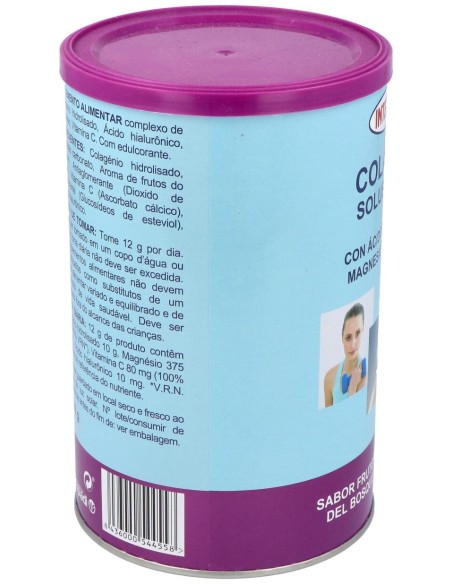 Integralia Colágeno Soluble Plus Hialurónico Magnesio Sabor Frutas Del Bosque 360G