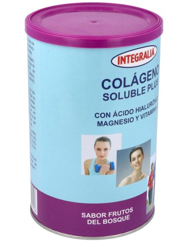 Integralia Colágeno Soluble Plus Hialurónico Magnesio Sabor Frutas Del Bosque 360G