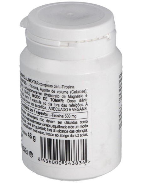 Integralia L-Tirosina 500Mg 50Vcaps