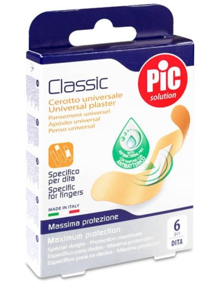 Pic Apos Adh Classic Antibact Dedos 50X70 Mm 6 Uds